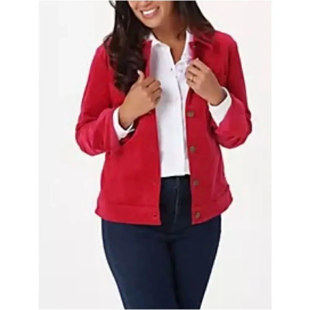 Denim & Co. Stretch Corduroy Jacket